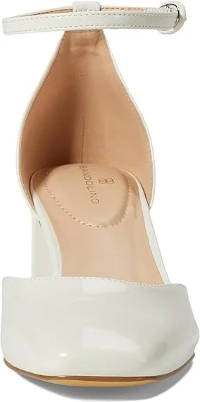 Bandolino Letsadd High Women's Heels Cream Patent : 9.5 M, Leather - Image 2