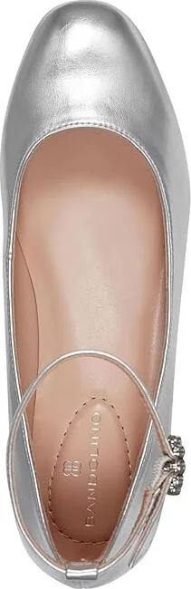 Bandolino Lexy High Women's Heels Silver : 6.5 M, Leather - Image 2