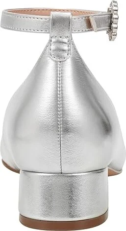 Bandolino Lexy High Women's Heels Silver : 6.5 M, Leather - Image 4