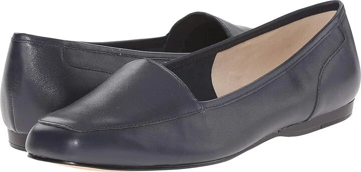 Bandolino Liberty Women's Slip on Shoes Navy Leather : 5 N