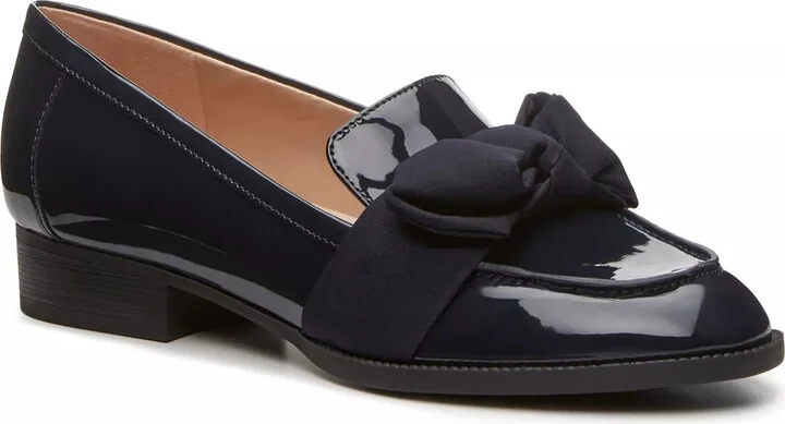 Midnight Navy Patent Synthetic