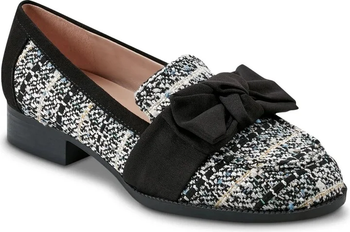 Black/White Tweed Fabric