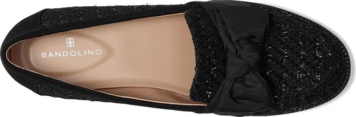 Bandolino Lindio Women's Shoes Black Boucle : 6 M, Textile - Image 2