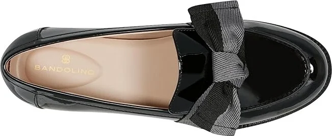 Bandolino Lindio Women's Shoes Black Patent/Grey : 9 M, Textile - Image 2