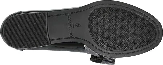 Bandolino Lindio Women's Shoes Black Patent/Grey : 9 M, Textile - Image 3