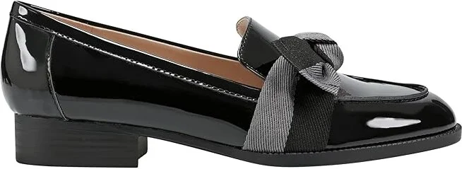 Bandolino Lindio Women's Shoes Black Patent/Grey : 9 M, Textile - Image 4