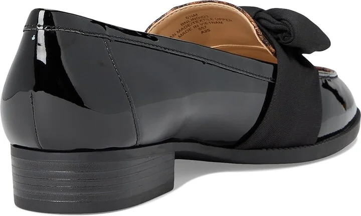 Bandolino Lindio Women's Shoes Black Patent/Leopard : 11 M, Textile - Image 4
