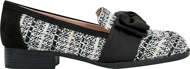 Bandolino Lindio Women's Shoes Black/White Boucle : 10 M, Textile - Image 6