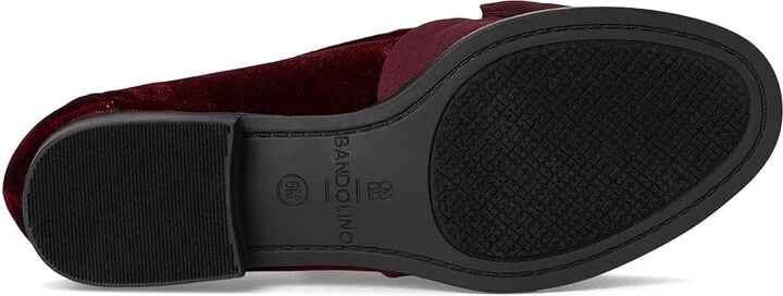 Bandolino Lindio Women's Shoes Burgundy Velvet : 9.5 M, Textile - Image 3