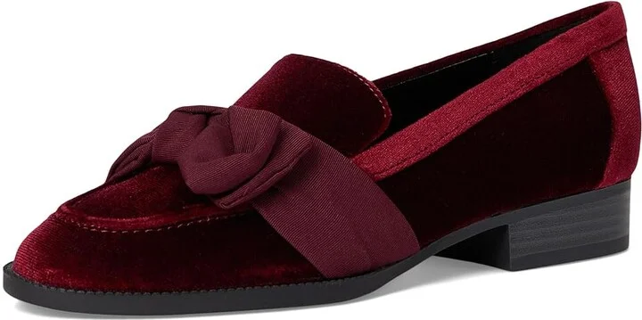 Bandolino Lindio Women's Shoes Burgundy Velvet : 9.5 M, Textile - Image 5