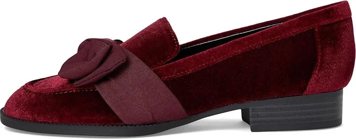 Bandolino Lindio Women's Shoes Burgundy Velvet : 9.5 M, Textile - Image 6