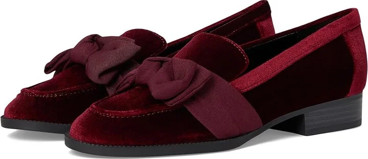 Bandolino Lindio Women's Shoes Burgundy Velvet : 9.5 M, Textile