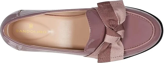 Bandolino Lindio Women's Shoes Dark Mauve Patent/Blush : 9 M, Textile - Image 2