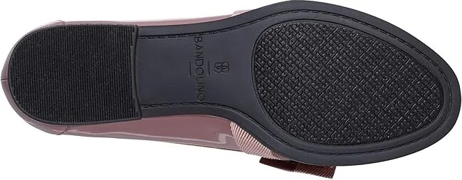 Bandolino Lindio Women's Shoes Dark Mauve Patent/Blush : 9 M, Textile - Image 3
