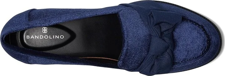 Bandolino Lindio Women's Shoes Navy Velvet : 5.5 M, Textile - Image 2