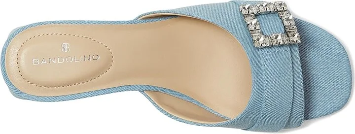 Bandolino Loryce Women's Dress Sandals Light Blue Denim : 5 M, Synthetic - Image 2