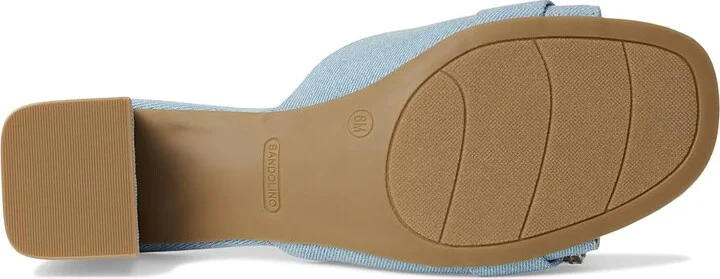 Bandolino Loryce Women's Dress Sandals Light Blue Denim : 5 M, Synthetic - Image 3