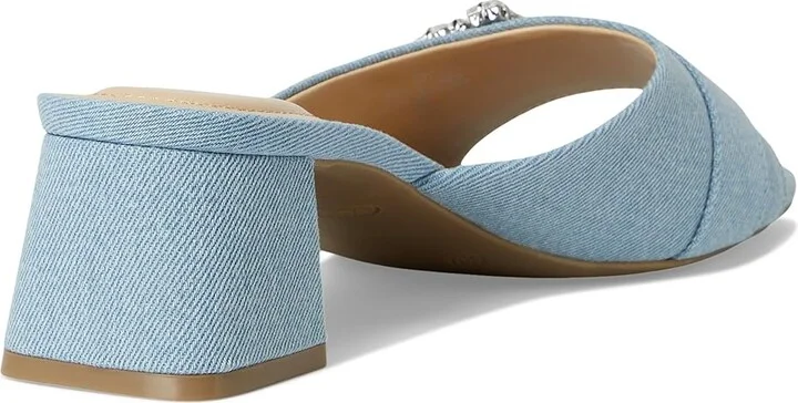 Bandolino Loryce Women's Dress Sandals Light Blue Denim : 5 M, Synthetic - Image 4
