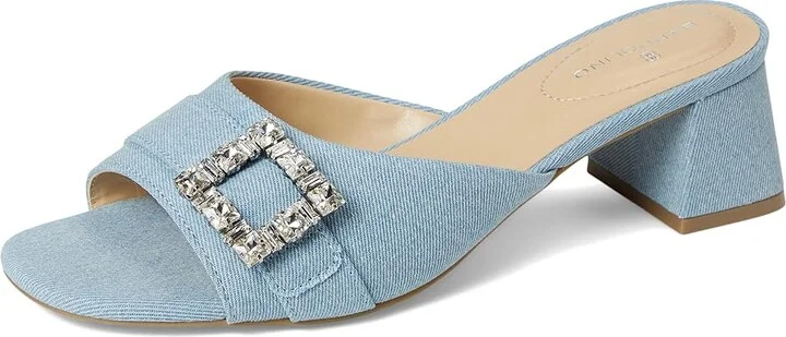 Bandolino Loryce Women's Dress Sandals Light Blue Denim : 5 M, Synthetic - Image 5