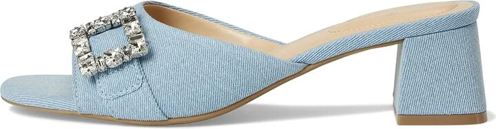 Bandolino Loryce Women's Dress Sandals Light Blue Denim : 5 M, Synthetic - Image 6