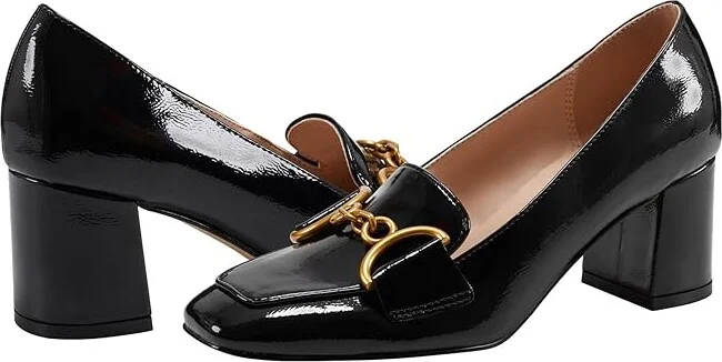 Bandolino Lucien High Women's Heels Black Patent : 6.5 M, Leather/Synthetic