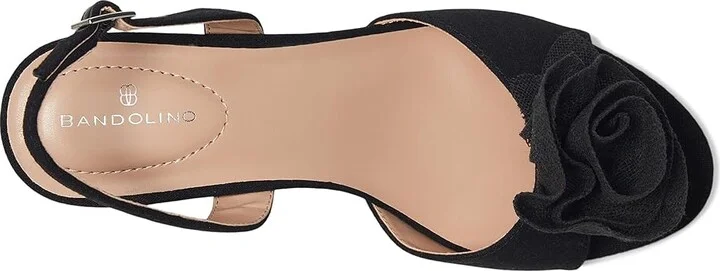 Bandolino Marette Women's Wedge Shoes Black : 9 M, Suede - Image 2