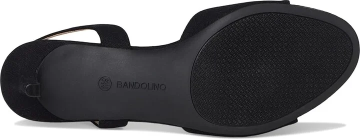 Bandolino Marette Women's Wedge Shoes Black : 9 M, Suede - Image 3