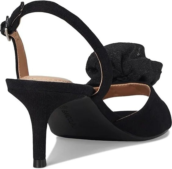 Bandolino Marette Women's Wedge Shoes Black : 9 M, Suede - Image 4