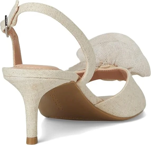 Bandolino Marette Women's Wedge Shoes Light Natural : 8 M, Suede - Image 4