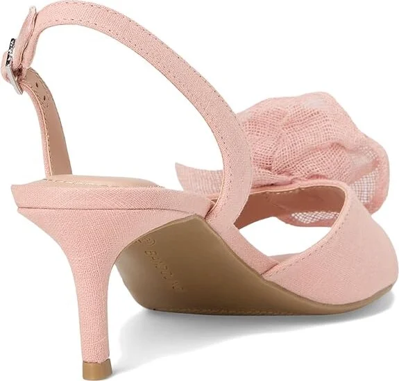 Bandolino Marette Women's Wedge Shoes Light Pink : 8 M, Suede - Image 4