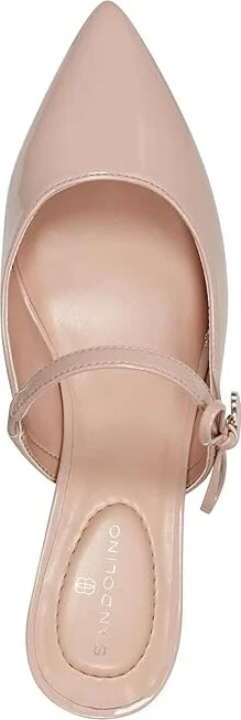Bandolino Mayblis High Women's Heels Light Natural Patent : 5.5 M, Leather/Rubber - Image 2