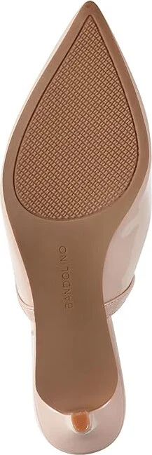 Bandolino Mayblis High Women's Heels Light Natural Patent : 5.5 M, Leather/Rubber - Image 3