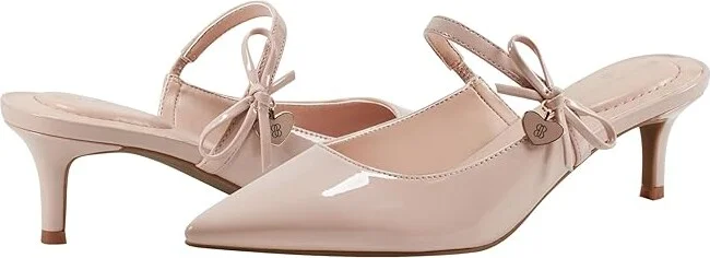 Bandolino Mayblis High Women's Heels Light Natural Patent : 5.5 M, Leather/Rubber