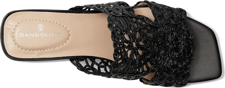 Bandolino Melvana Women's Dress Sandals Black : 11 M, Faux Leather - Image 2