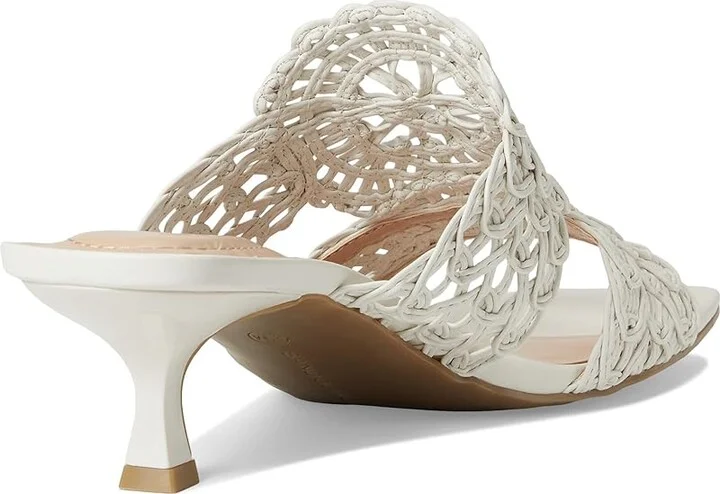 Bandolino Melvana Women's Dress Sandals Cream : 5.5 M, Faux Leather - Image 4