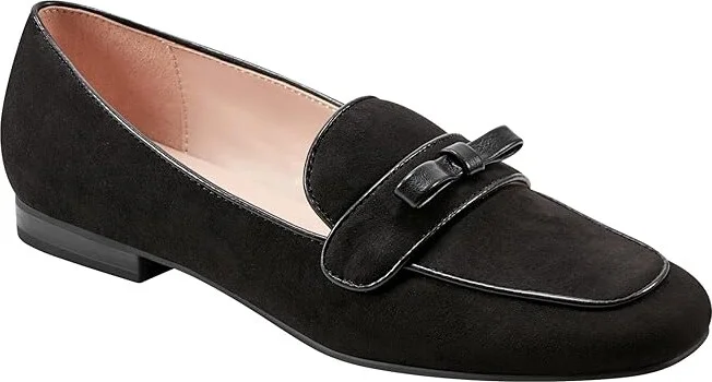Bandolino Meonna Women's Flat Shoes Black : 5.5 M, Rubber/Suede