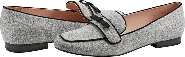 Bandolino Meonna Women's Flat Shoes Light Grey : 5 M, Rubber/Suede