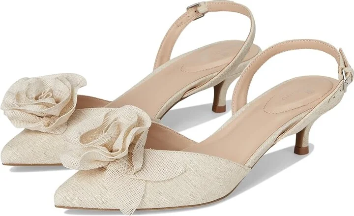Bandolino Miller Women's Shoes Light Natural : 7.5 M, Leather/Rubber/Suede