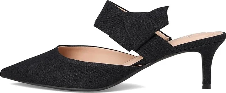 Bandolino Millie High Women's Heels Black Linen : 6 M, Synthetic/Textile - Image 6