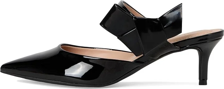Bandolino Millie High Women's Heels Black Patent : 9.5 M, Textile - Image 6