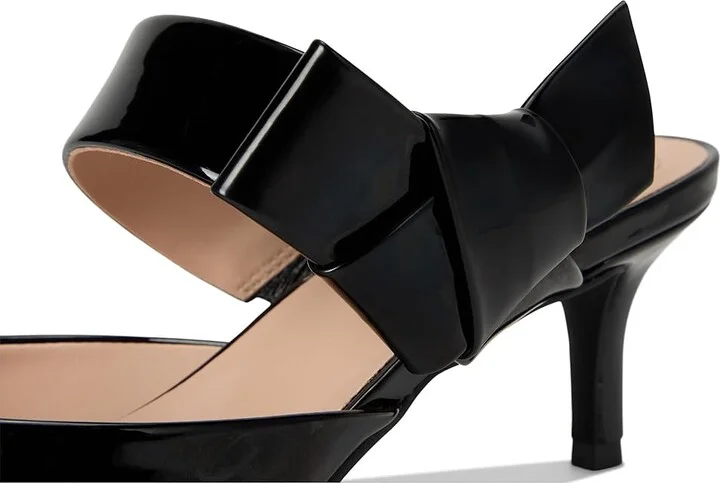 Bandolino Millie High Women's Heels Black Patent : 9.5 M, Textile - Image 7
