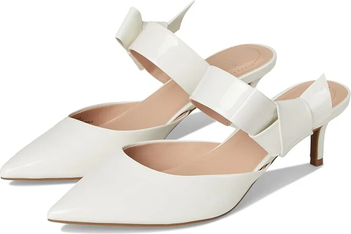 Bandolino Millie High Women's Heels Cream Patent : 7 M, Synthetic
