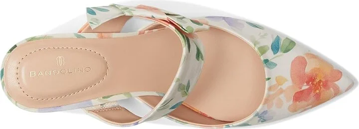 Bandolino Millie High Women's Heels Peach Dreamy Floral : 8 M, Textile - Image 2
