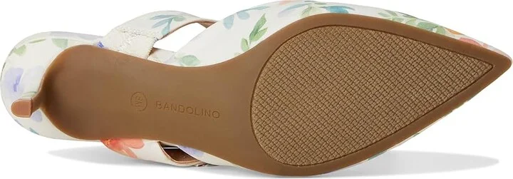 Bandolino Millie High Women's Heels Peach Dreamy Floral : 8 M, Textile - Image 3