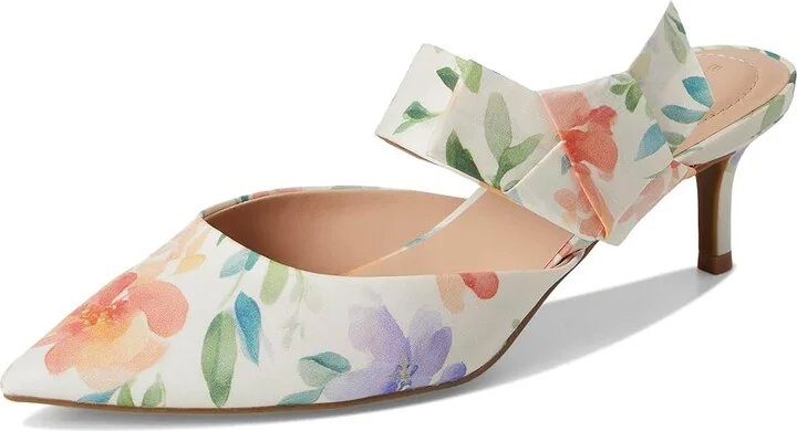 Bandolino Millie High Women's Heels Peach Dreamy Floral : 8 M, Textile - Image 5
