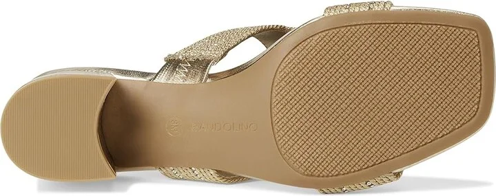 Bandolino Molane Women's Dress Sandals Gold : 6 M, Synthetic - Image 3