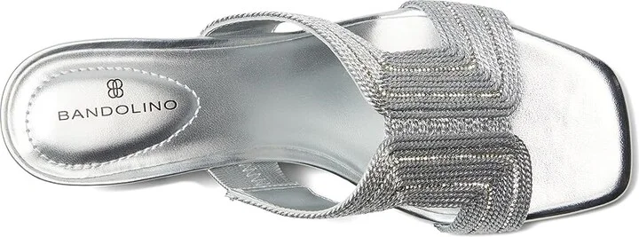 Bandolino Molane Women's Dress Sandals Silver : 7 M, Synthetic - Image 2