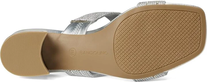 Bandolino Molane Women's Dress Sandals Silver : 7 M, Synthetic - Image 3