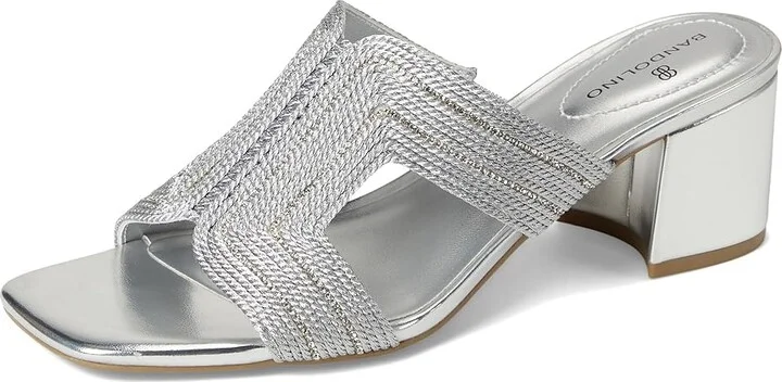 Bandolino Molane Women's Dress Sandals Silver : 7 M, Synthetic - Image 5