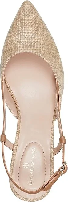 Bandolino Movito High Women's Heels Dark Natural Woven : 10 M - Image 2